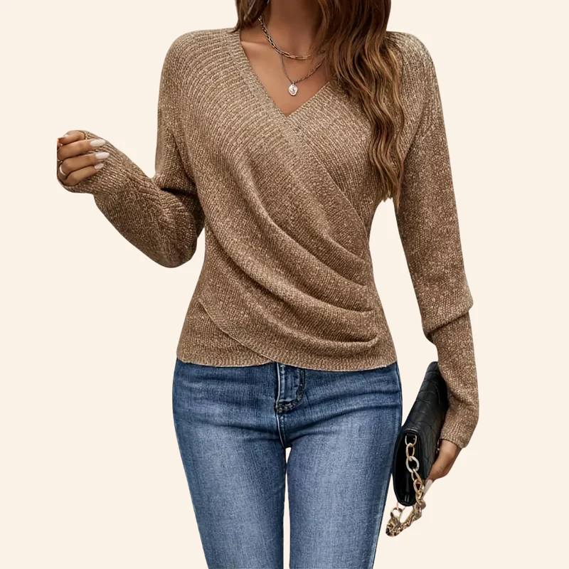 Elegant V-Neck Sweater