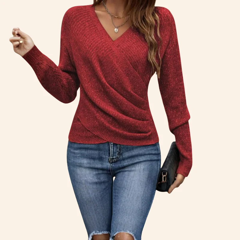 Elegant V-Neck Sweater