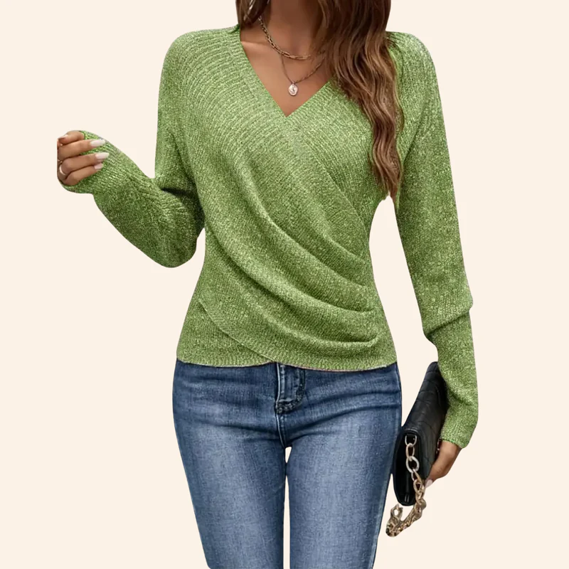 Elegant V-Neck Sweater