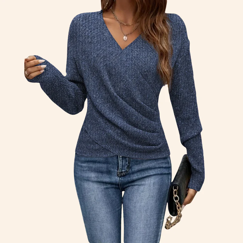 Elegant V-Neck Sweater
